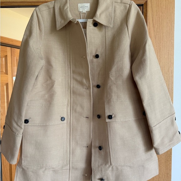 Sezane Gabano Coat - Size 4 - NWT - Picture 4 of 9